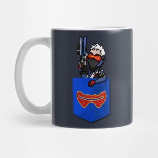 Pocket Soldier: 76 (An Overwatch Design) Mug